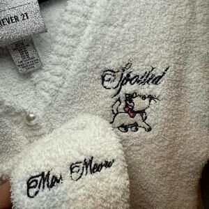 Disney marie fuzzy sweater knit pajama